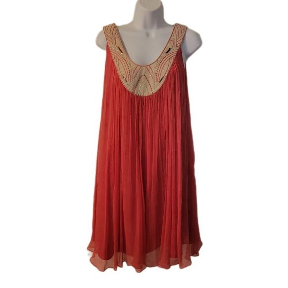 Laundry By Design Beaded Chiffon Dress - Picture 1 of 12